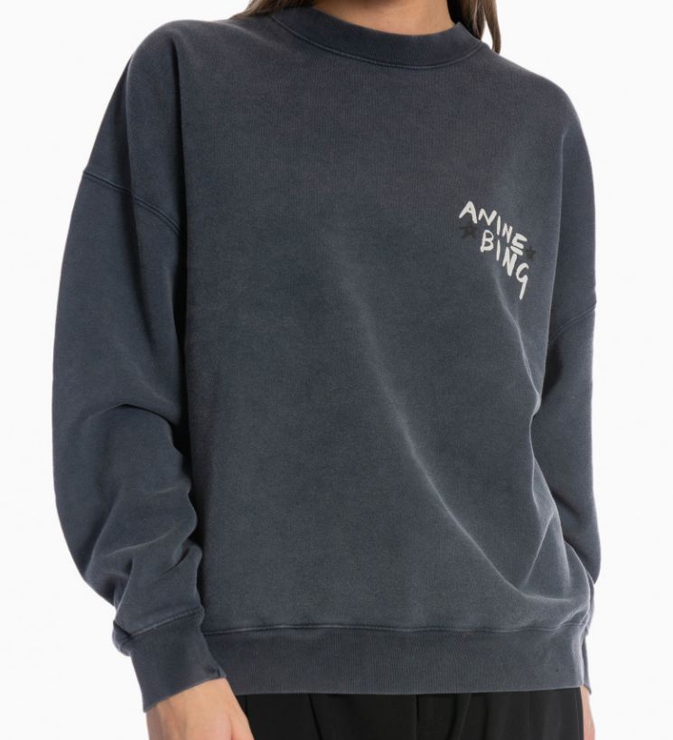 MILES SWEATSHIRT EMPOWERMENT WASHED BLACK